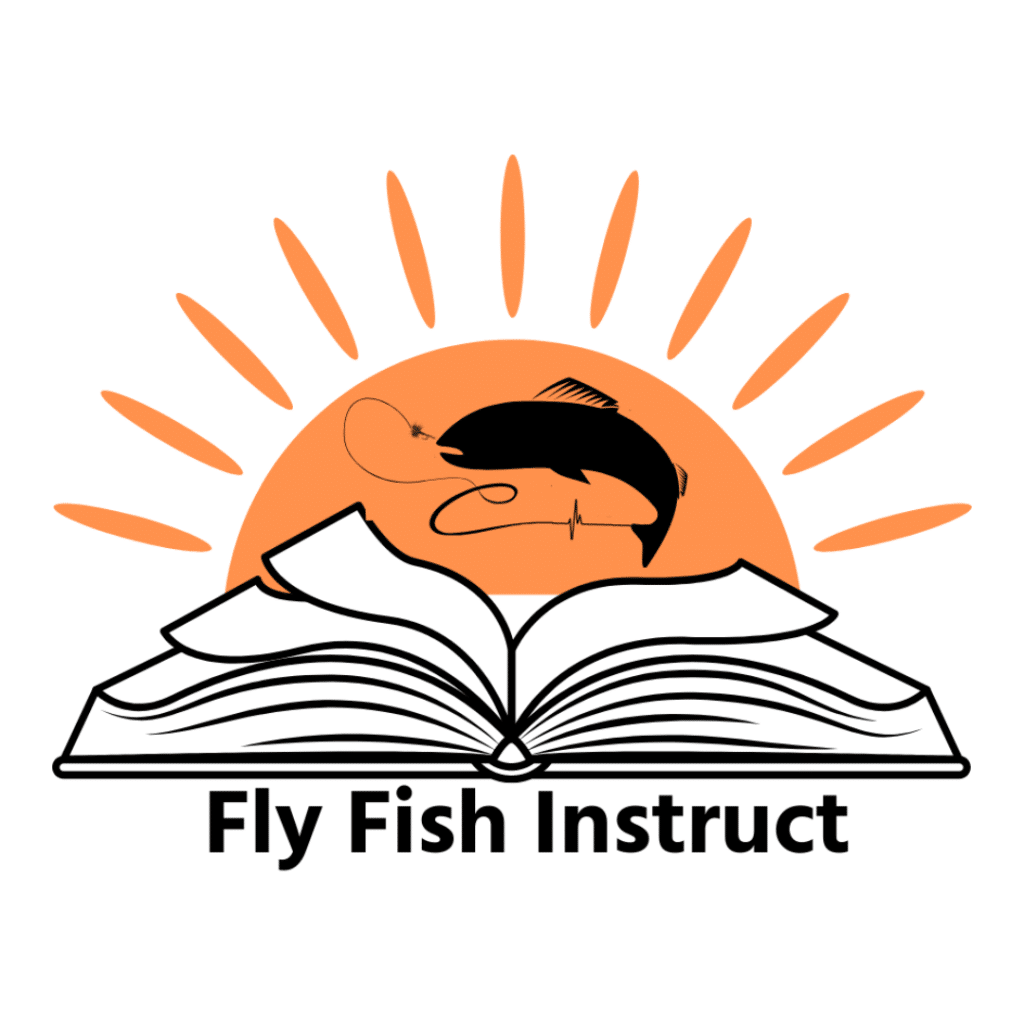 Fly Fish Instruct Square Logo