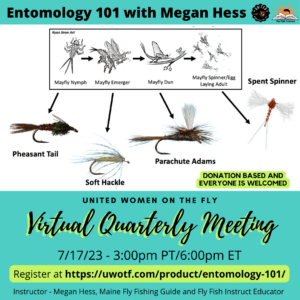 UWOTF July 2023 Quarterly Meeting - Entomology 101 with Megan Hess